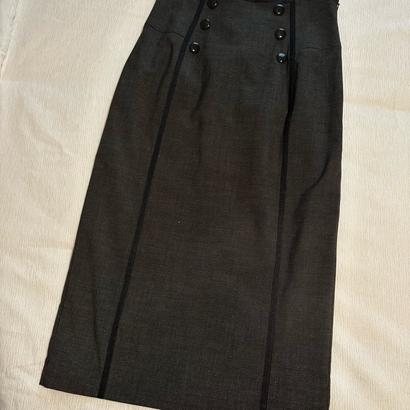 Ann Taylor Charcoal Pencil Skirt - Picture 6 of 6